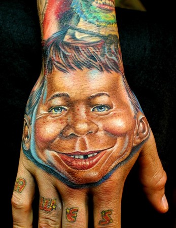 Tattoos - alfred e. newman 